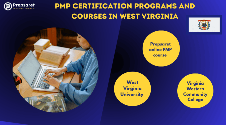 A PMP candidate using various resources to prepare for the certification exam 