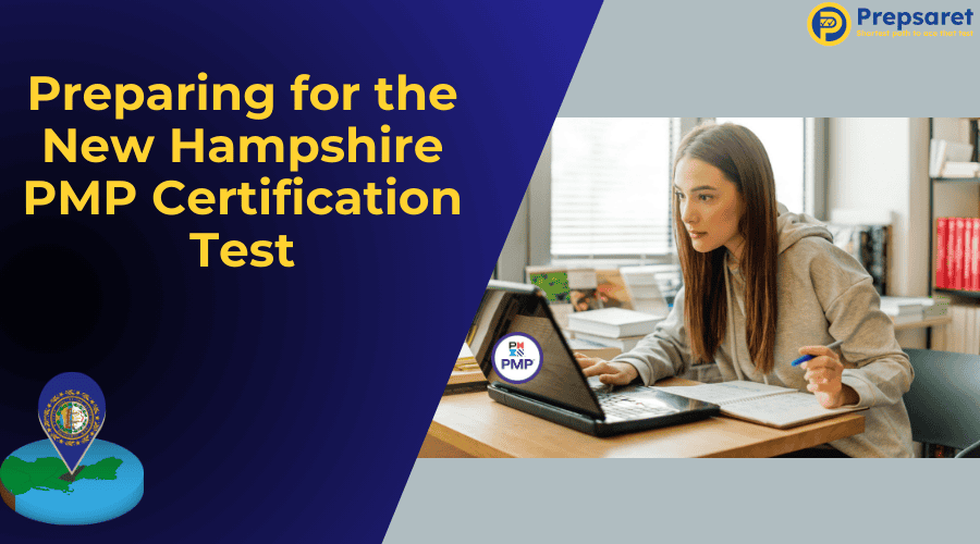 A student studying for the PMP certification exam in New Hampshire.