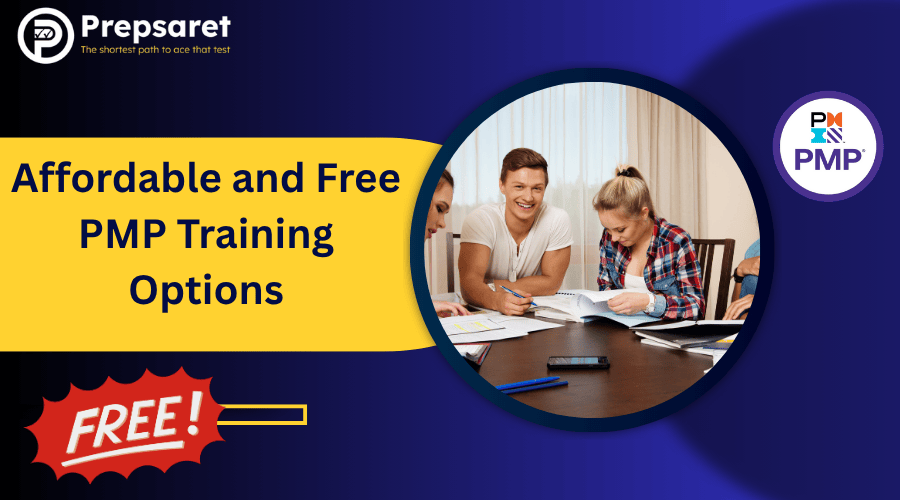 Students preparing for the PMP exam using affordable and free training options.