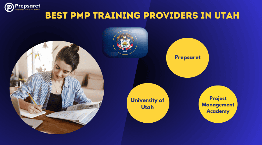 A PMP candidate preparing for the exam using various resources