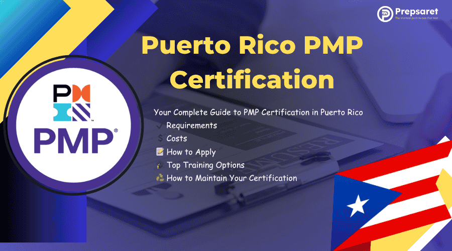 key aspects of PMP certification in Puerto Rico, including eligibility requirements, exam costs, application steps, top training providers, and certification maintenance guidelines.