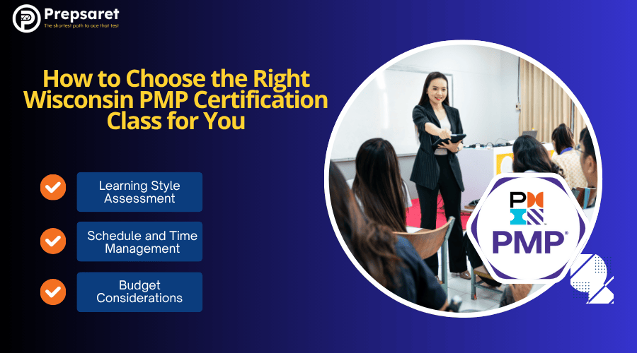 An instructor leading a PMP certification class 