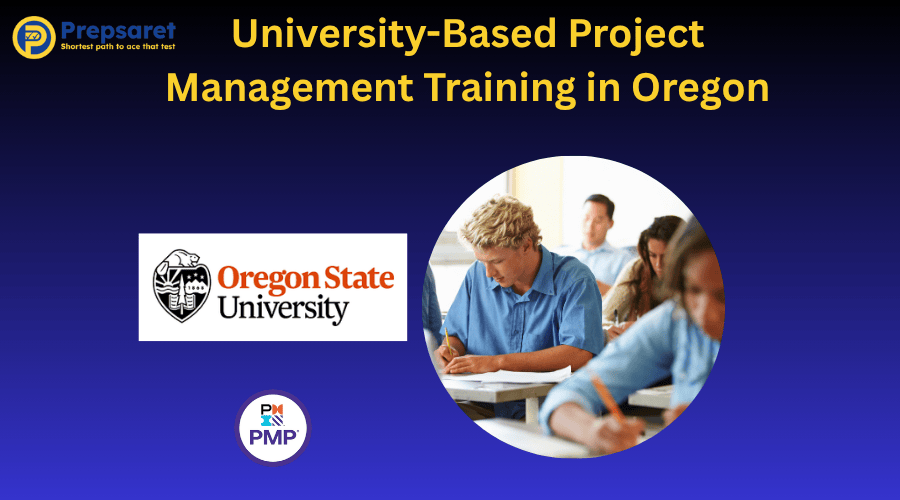Students attending a PMP class at the Oregon State University 