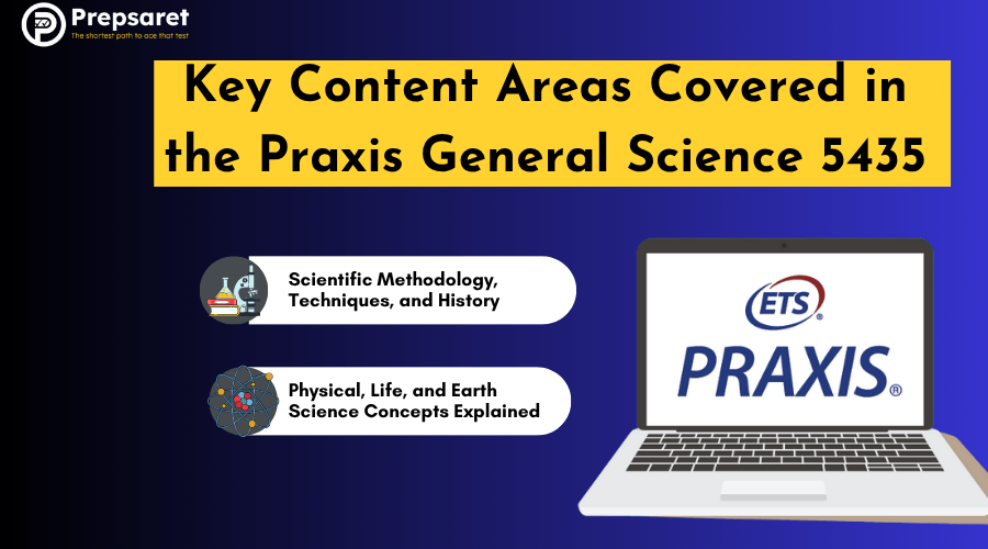 A summary of the Key Content Areas Covered in the Praxis General Science 5435

