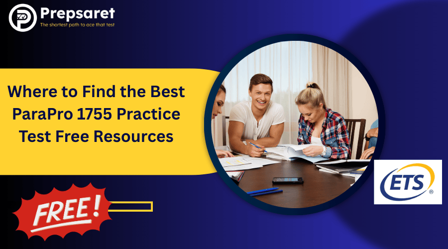 Students studying for the ParaPro 1755 exam using Prepsaret’s free and paid online resources.