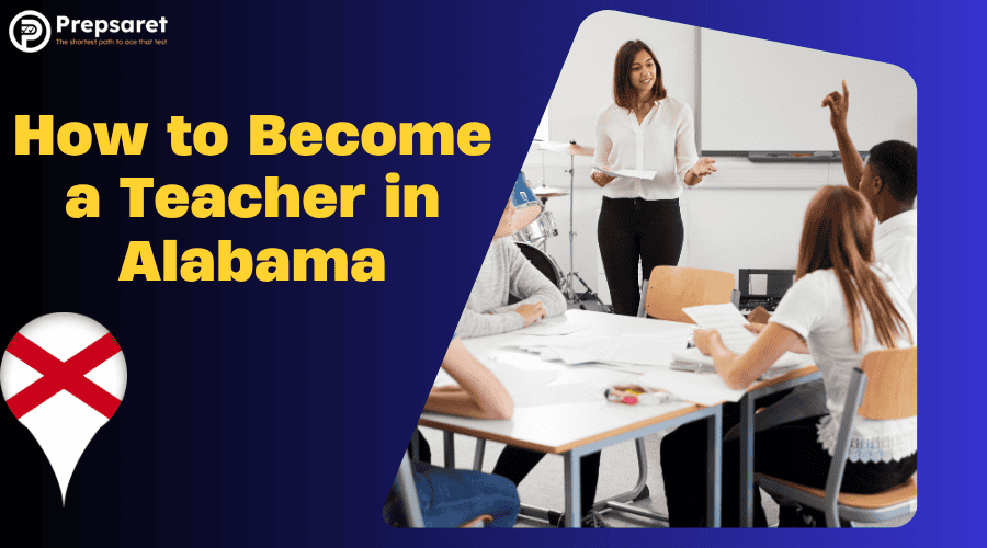 A teacher instructing students in a classroom in Alabama.