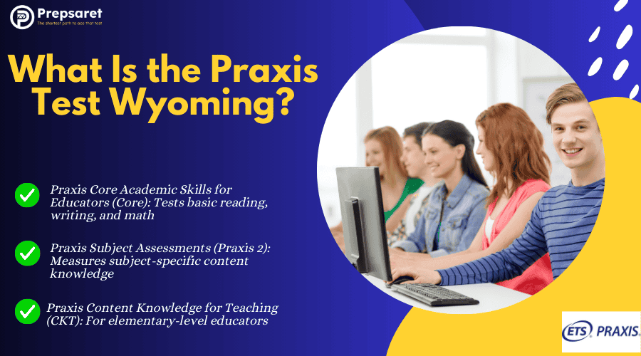 Praxis exam candidates taking an exam 