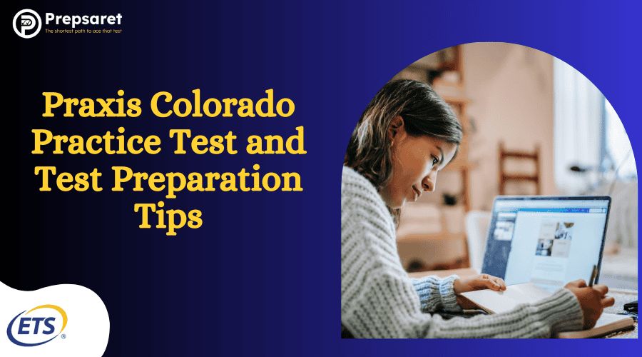 Person preparing for the Praxis test in Colorado.