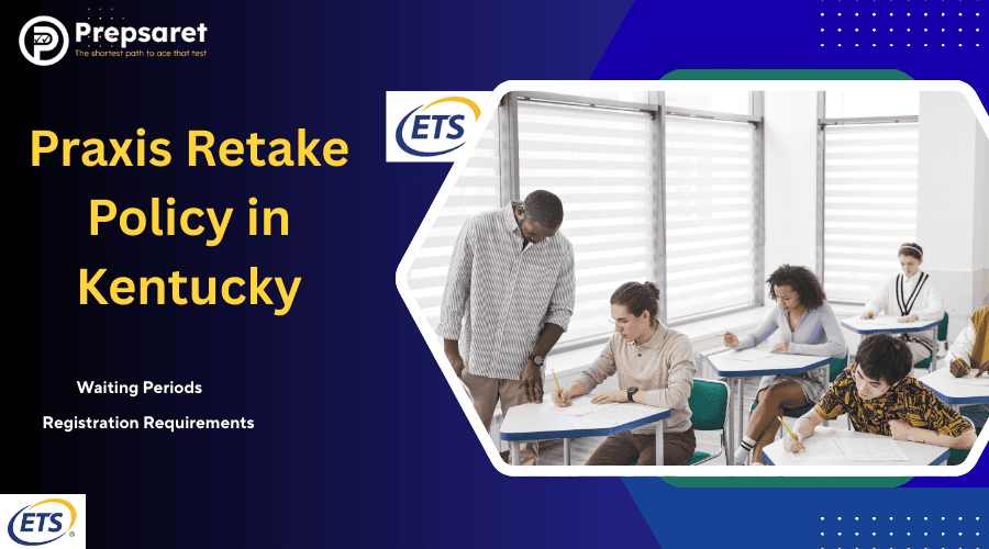 Students retaking the Praxis exam in Kentucky.