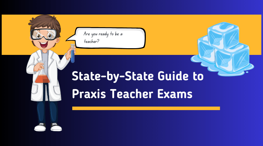 State-by-State Guide to Praxis Teacher Exams &mdash; a visual overview of testing requirements across the United States for aspiring educators.