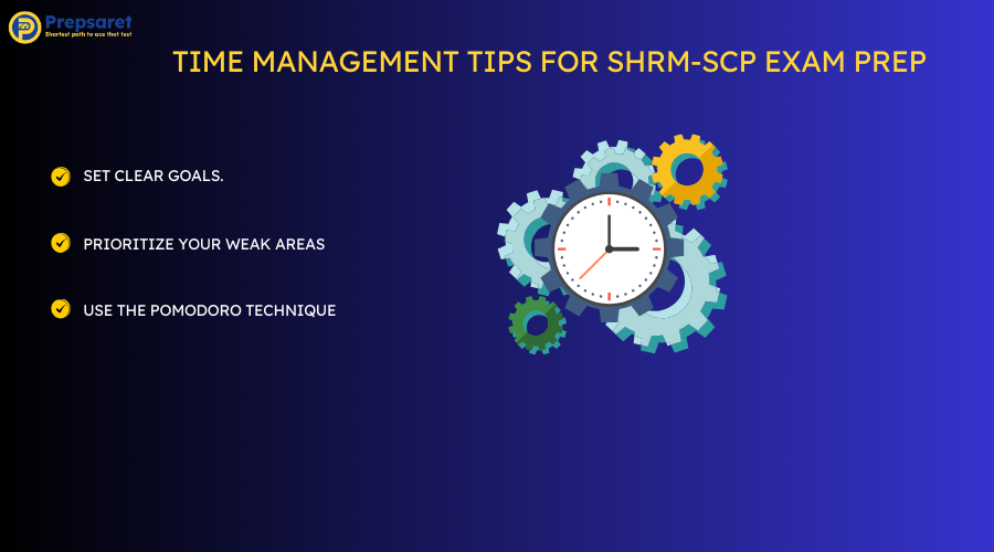 summary of the Time Management Tips for SHRM-SCP Exam Prep