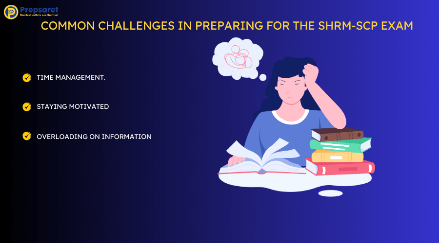 summary of the common challenges in preparing for the SHRM-SCP exam