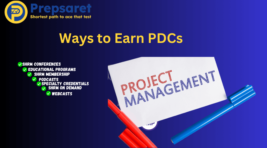 Various ways to earn Professional Development Credits (PDCs)