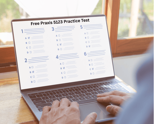 A person taking a Prepsaret Praxis 5123 Free Practice Test